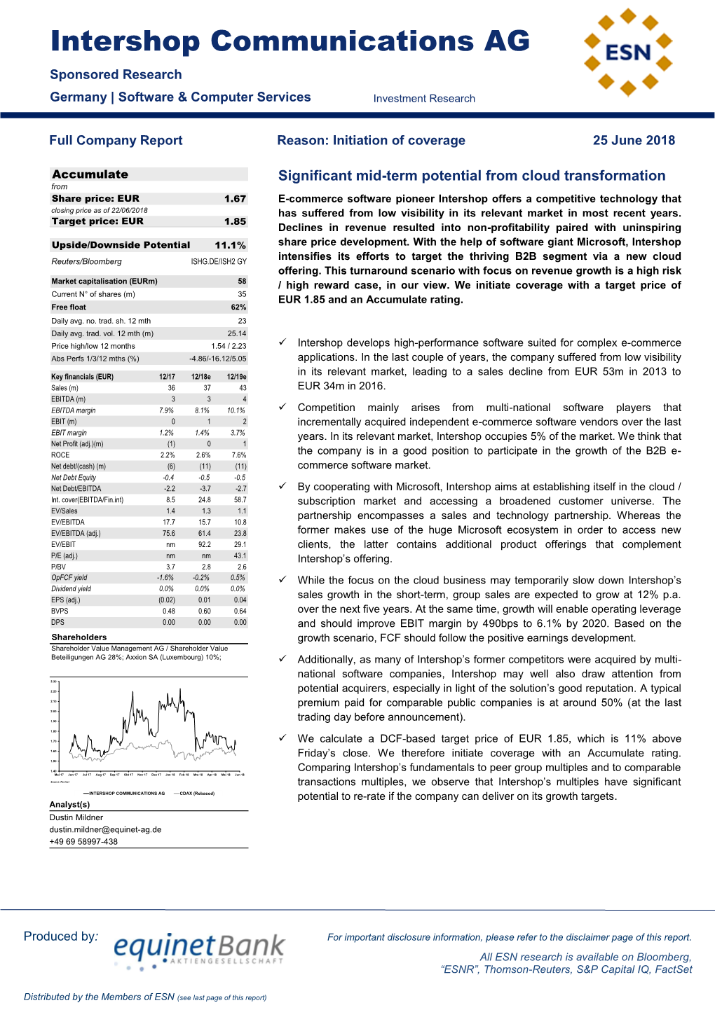 Valuation 22 DCF Analysis 22 Peer Group Multiples 23 Comparable Transactions Multiples 24 Triggers 25 Triggers & Drivers 25 Upcoming Corporate Events Calendar 26