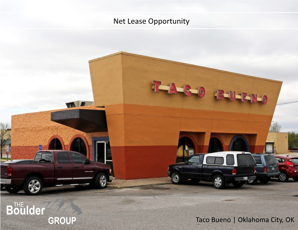 Net Lease Opportunity