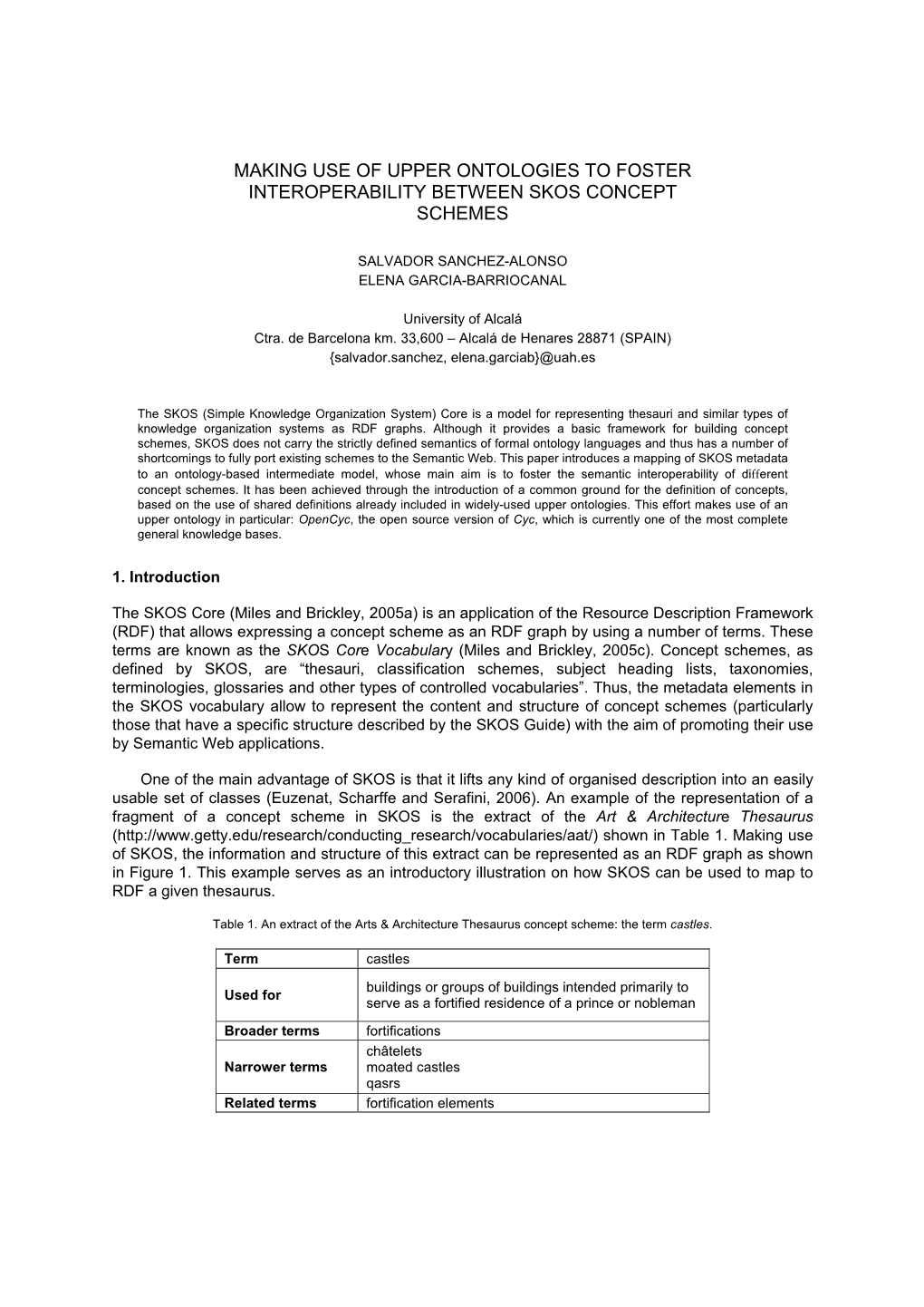 Making Use of Upper Ontologies to Foster Interoperability Between Skos Concept Schemes