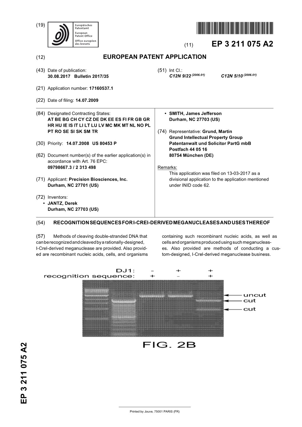 Recognition Sequences for I-Crei-Derived Meganucleases and Uses Thereof