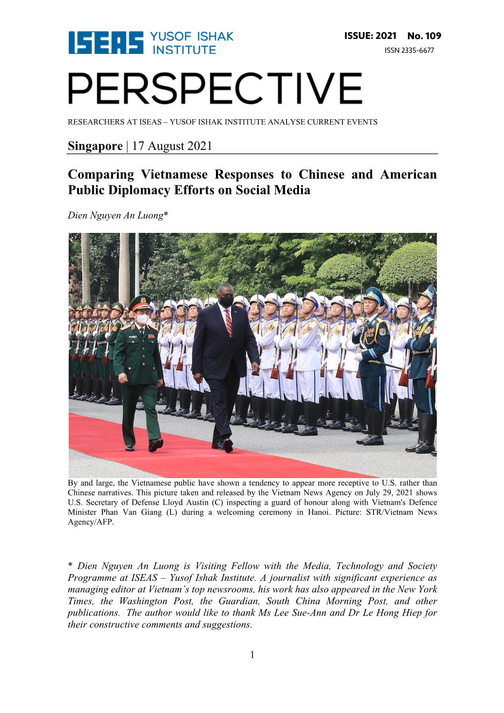 Comparing Vietnamese Responses to Chinese and American Public Diplomacy Efforts on Social Media