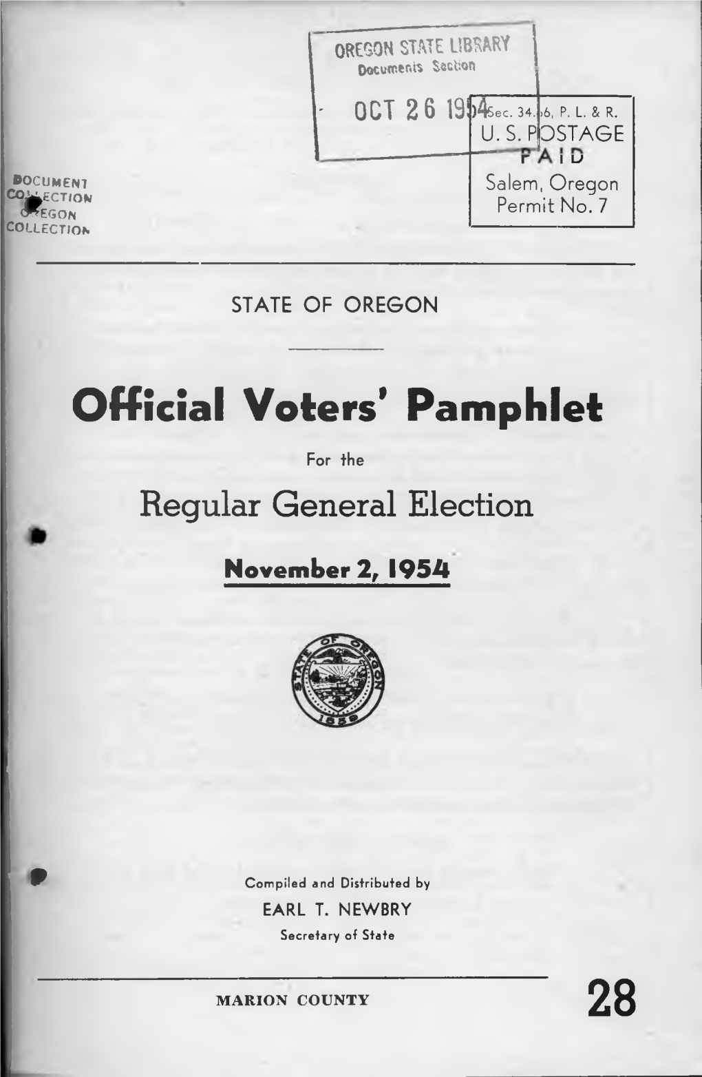 Official Voters' Pamphlet