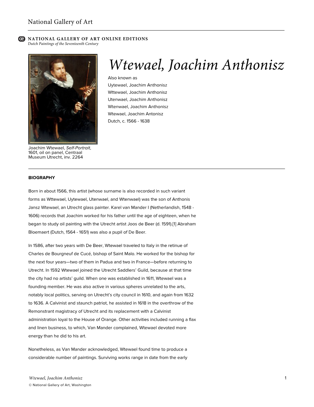 Wtewael, Joachim Anthonisz