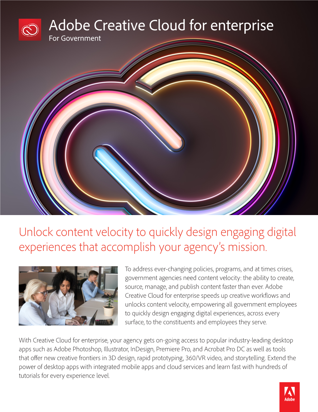 Adobe Creative Cloud for Enterprise for Government