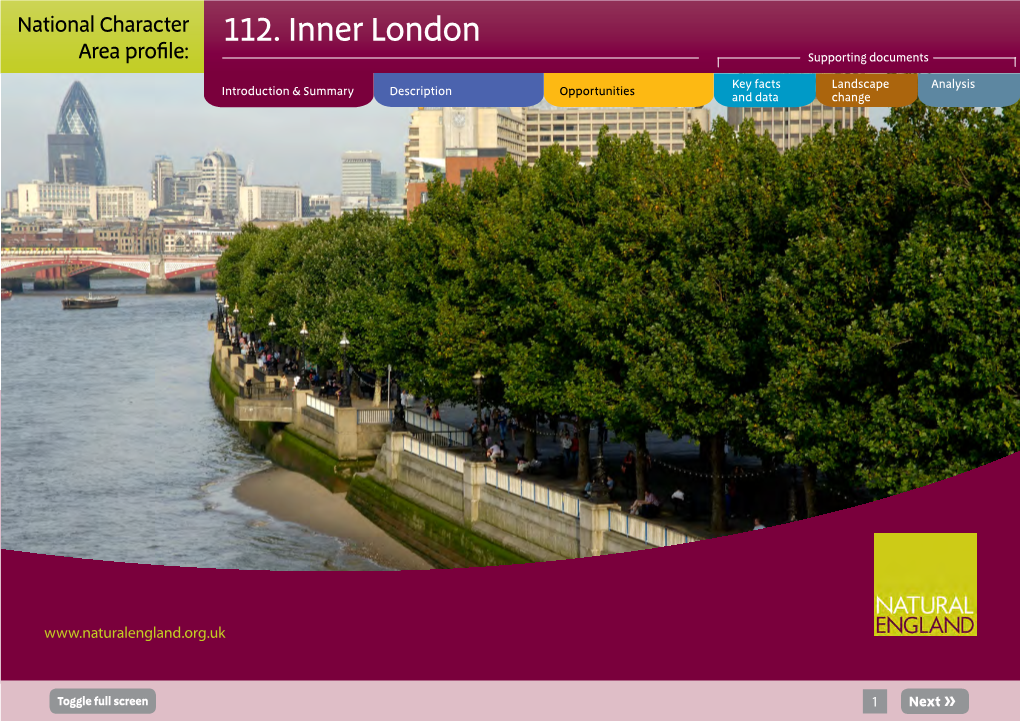 NCA Profile:112 Inner London