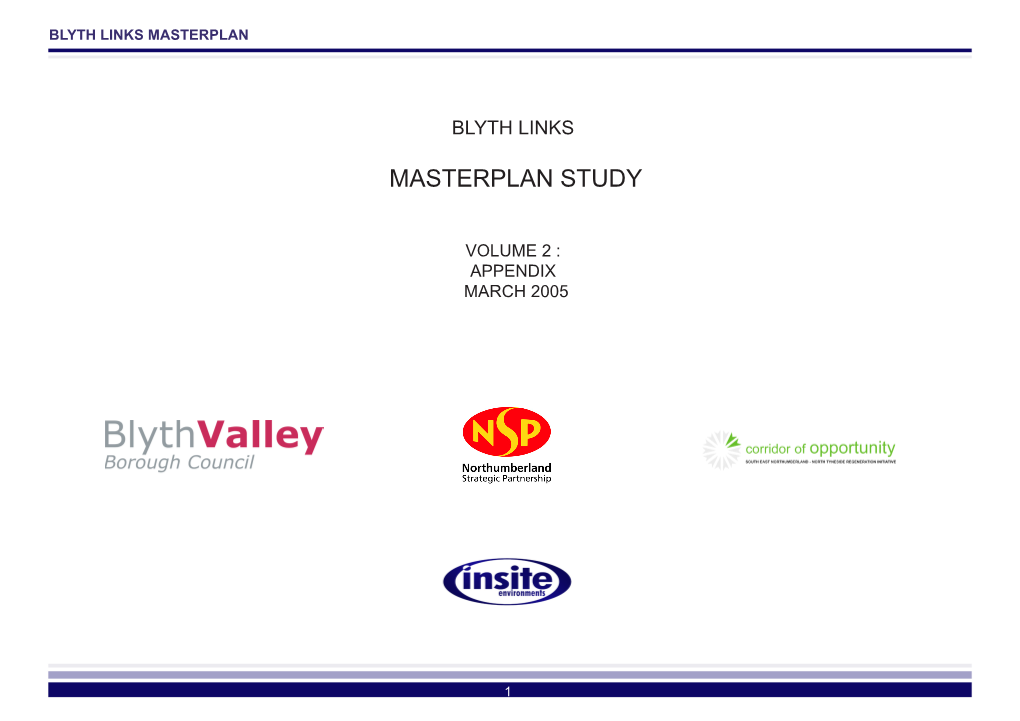 Masterplan Study