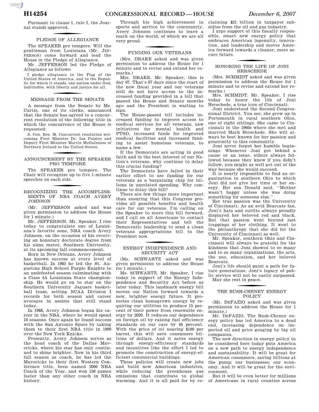 Congressional Record—House H14254