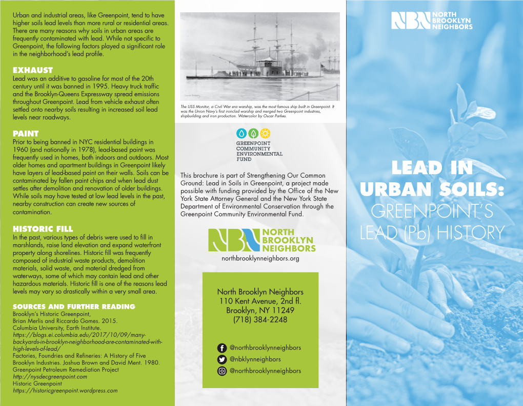 Lead in Urban Soils: Safety Basics