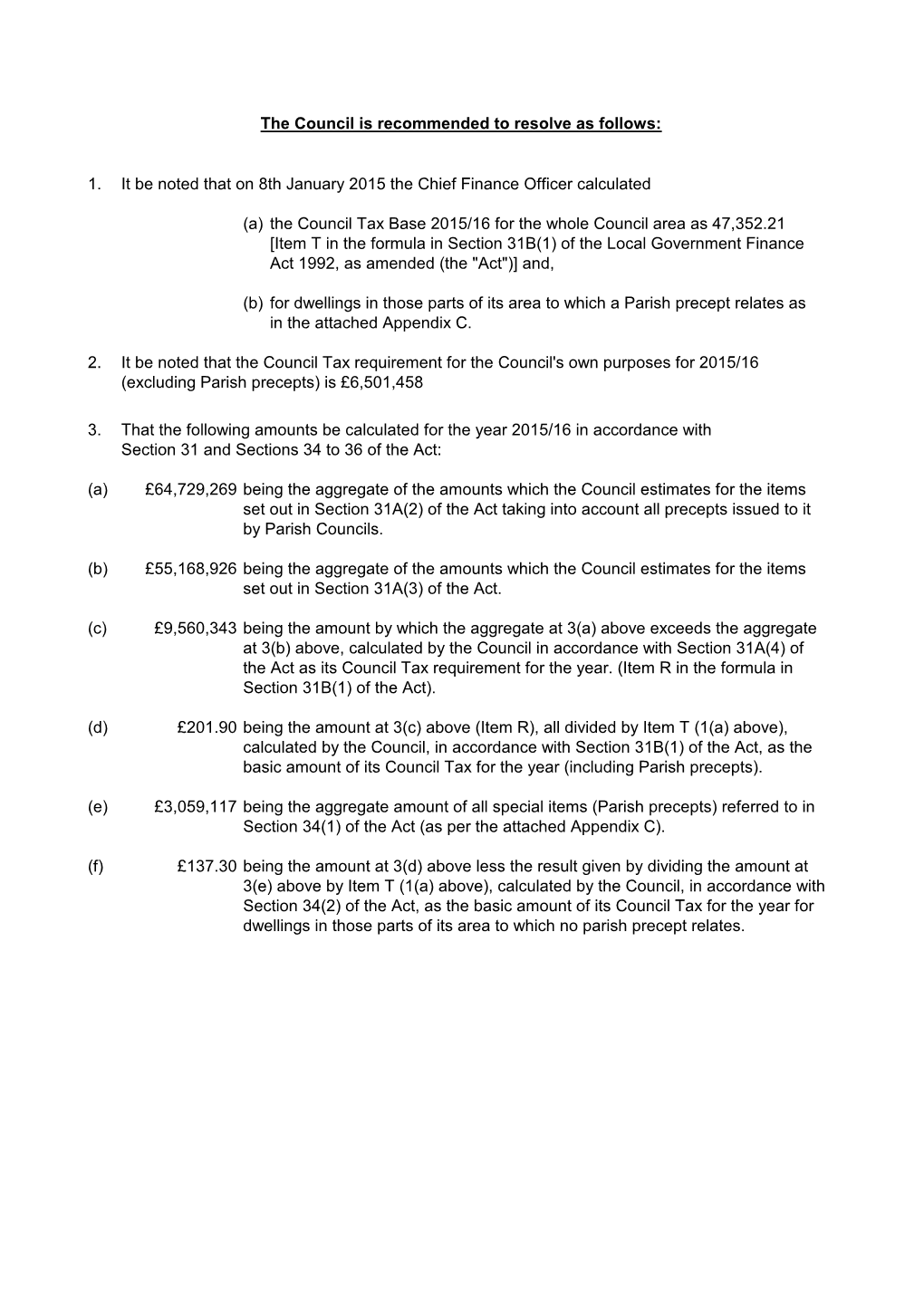 Council Tax Resolution 2015-16 DAN's Checkal1p