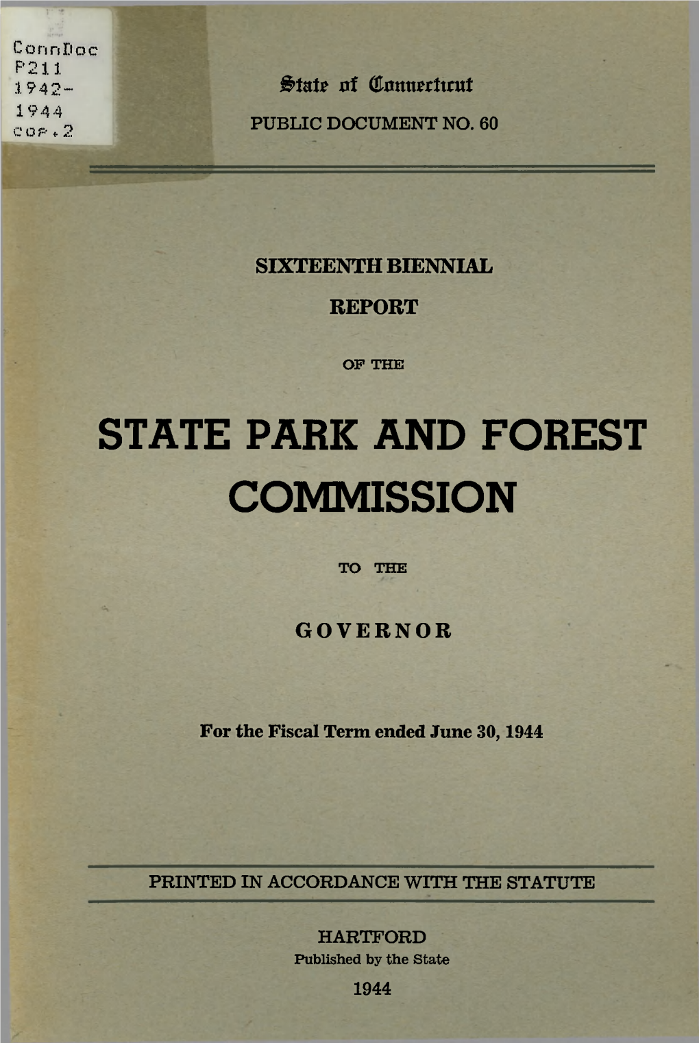 State Park and Forest Commission