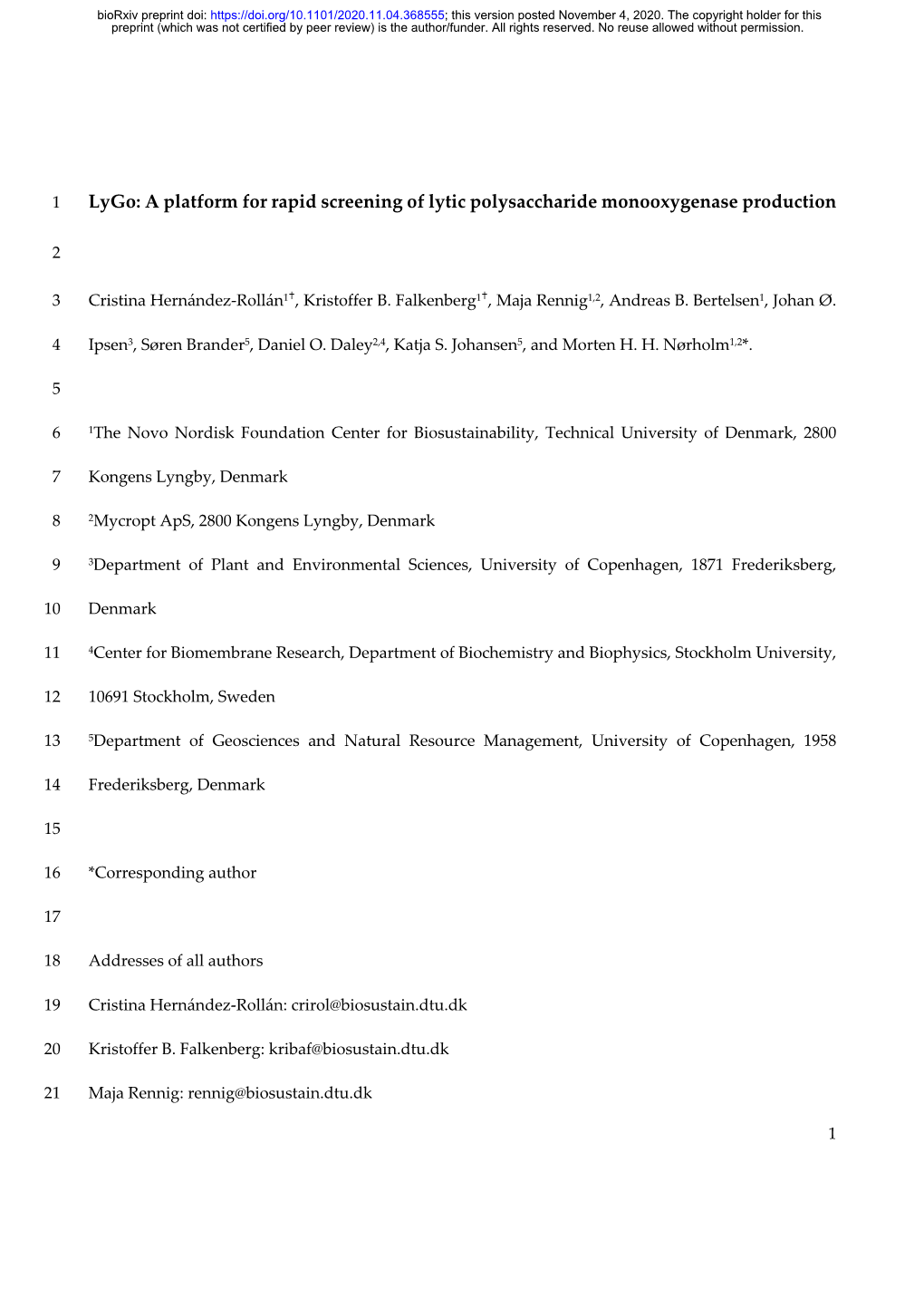 A Platform for Rapid Screening of Lytic Polysaccharide Monooxygenase Production