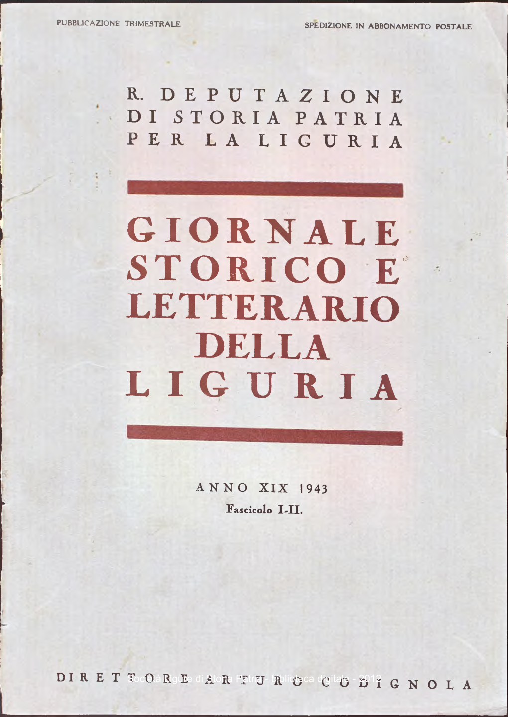 Giornale Storico E