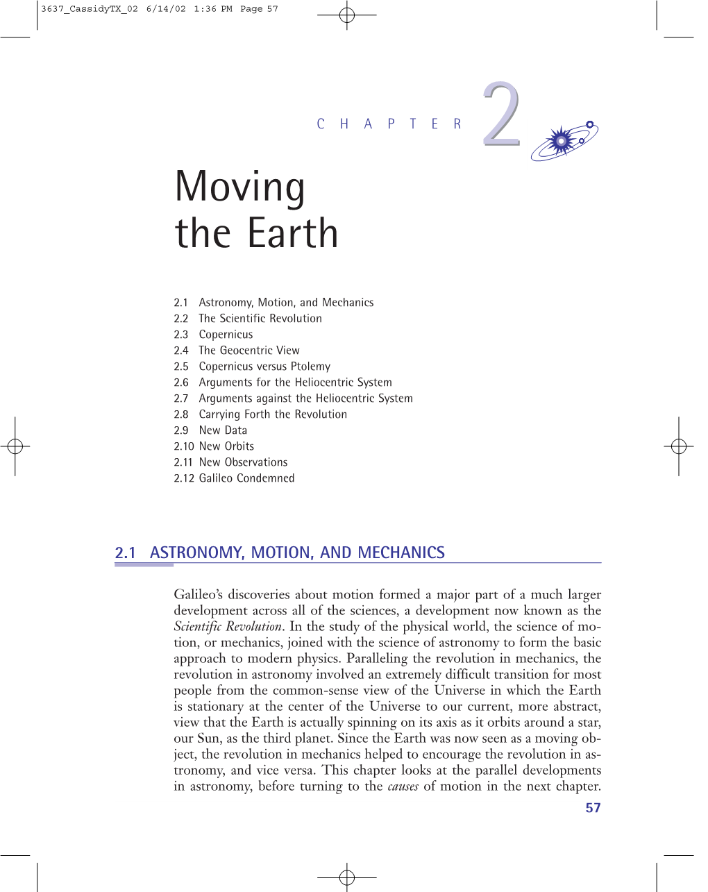 Moving the Earth