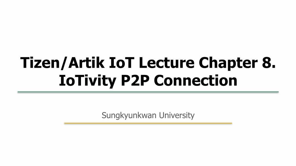 08-Iotivity P2P Connection