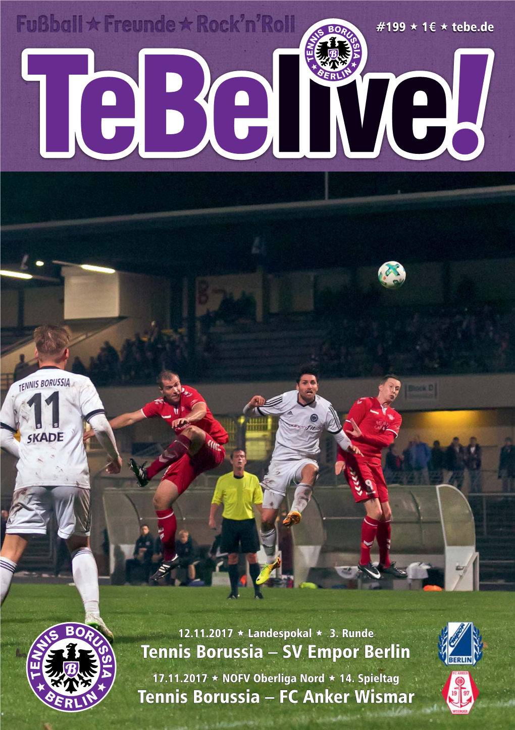 Tennis Borussia – SV Empor Berlin Tennis Borussia – FC Anker Wismar