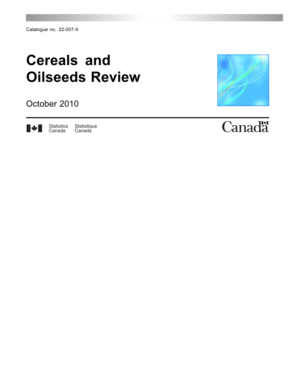 Cereals and Oilseeds Review