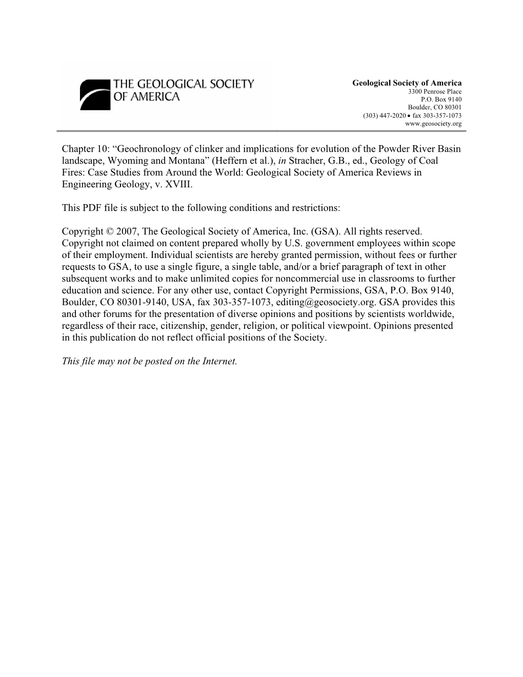 Geochronology of Clinker and Implications For