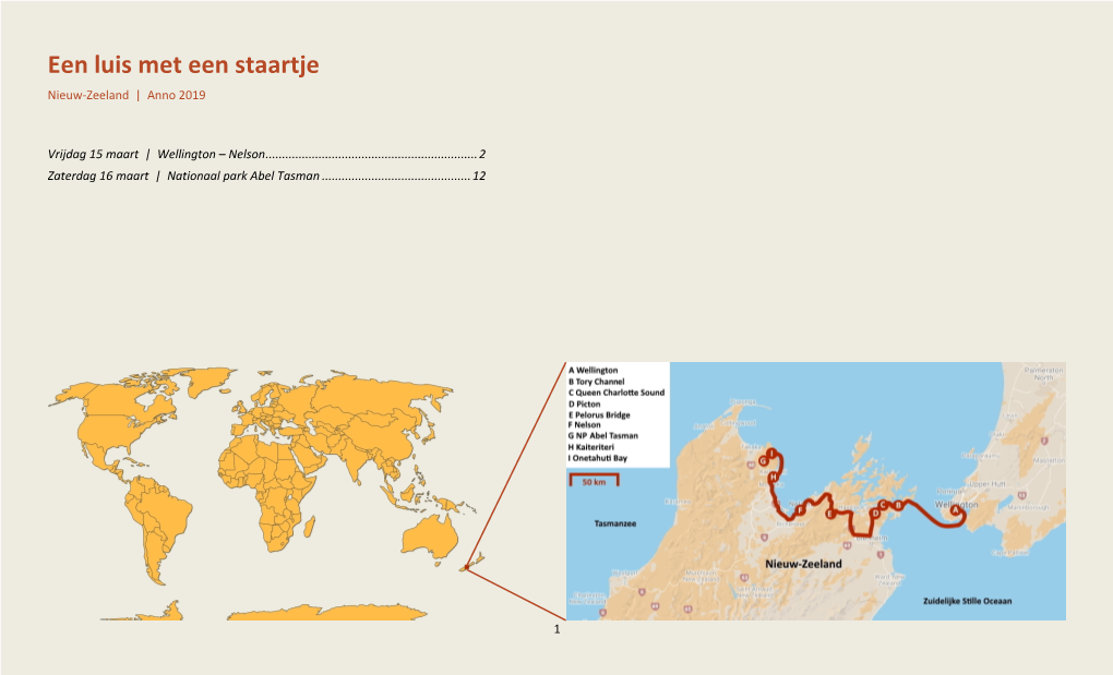 Een Luis Met Een Staartje Nieuw-Zeeland | Anno 2019