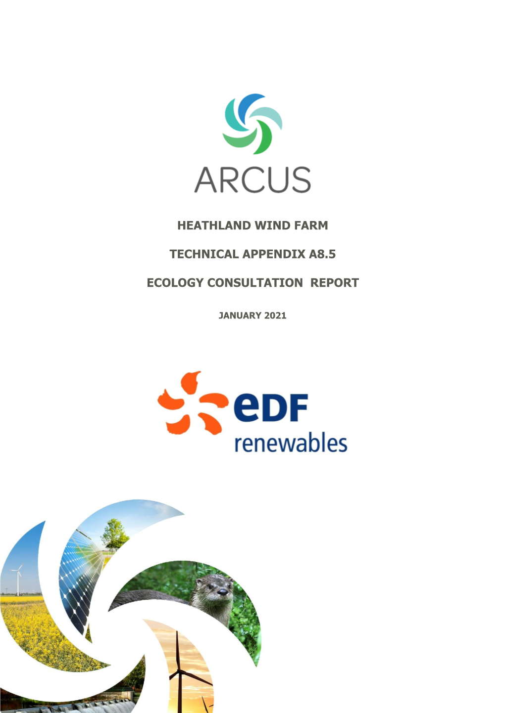 Heathland Wind Farm Technical Appendix A8.5