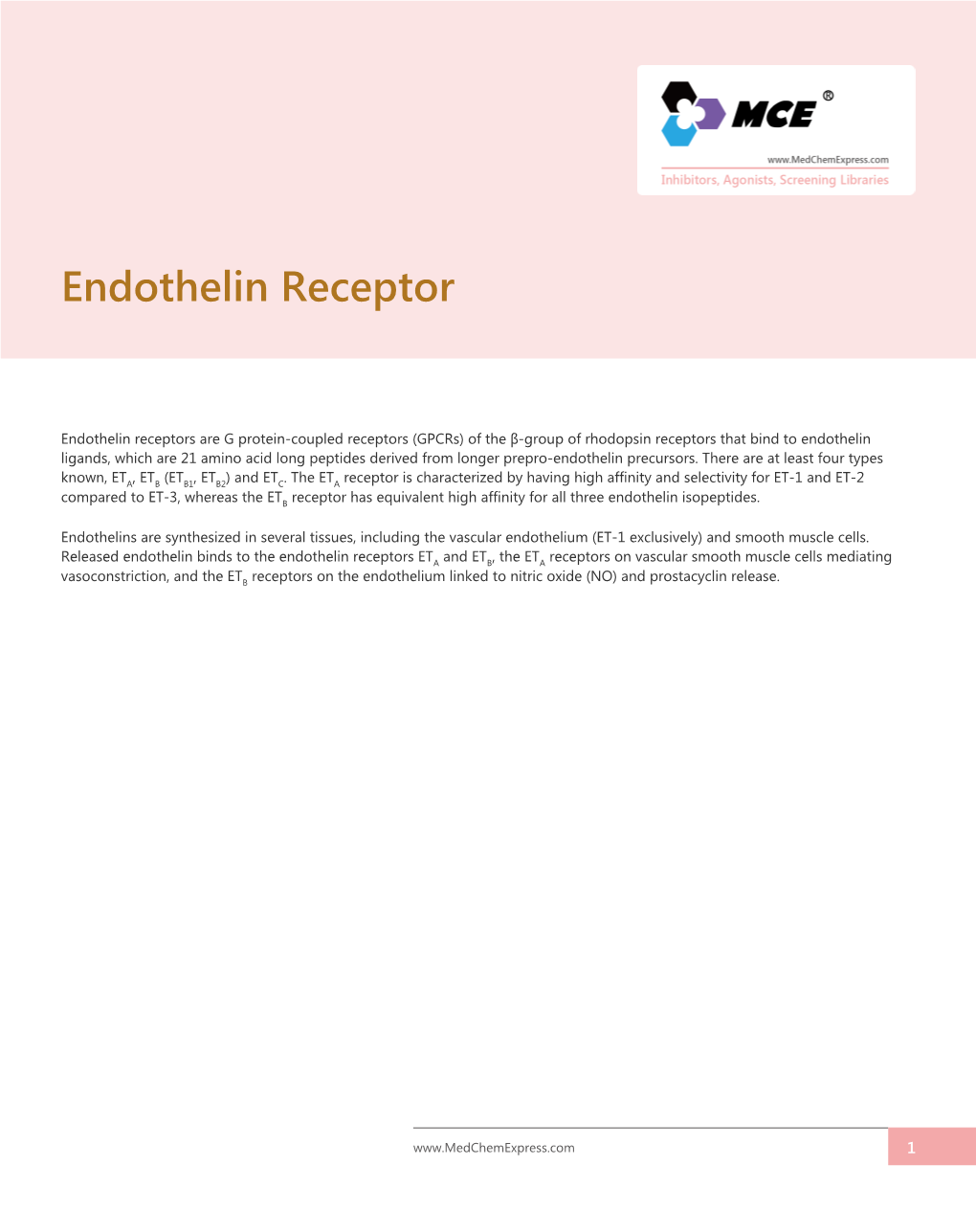 Endothelin Receptor