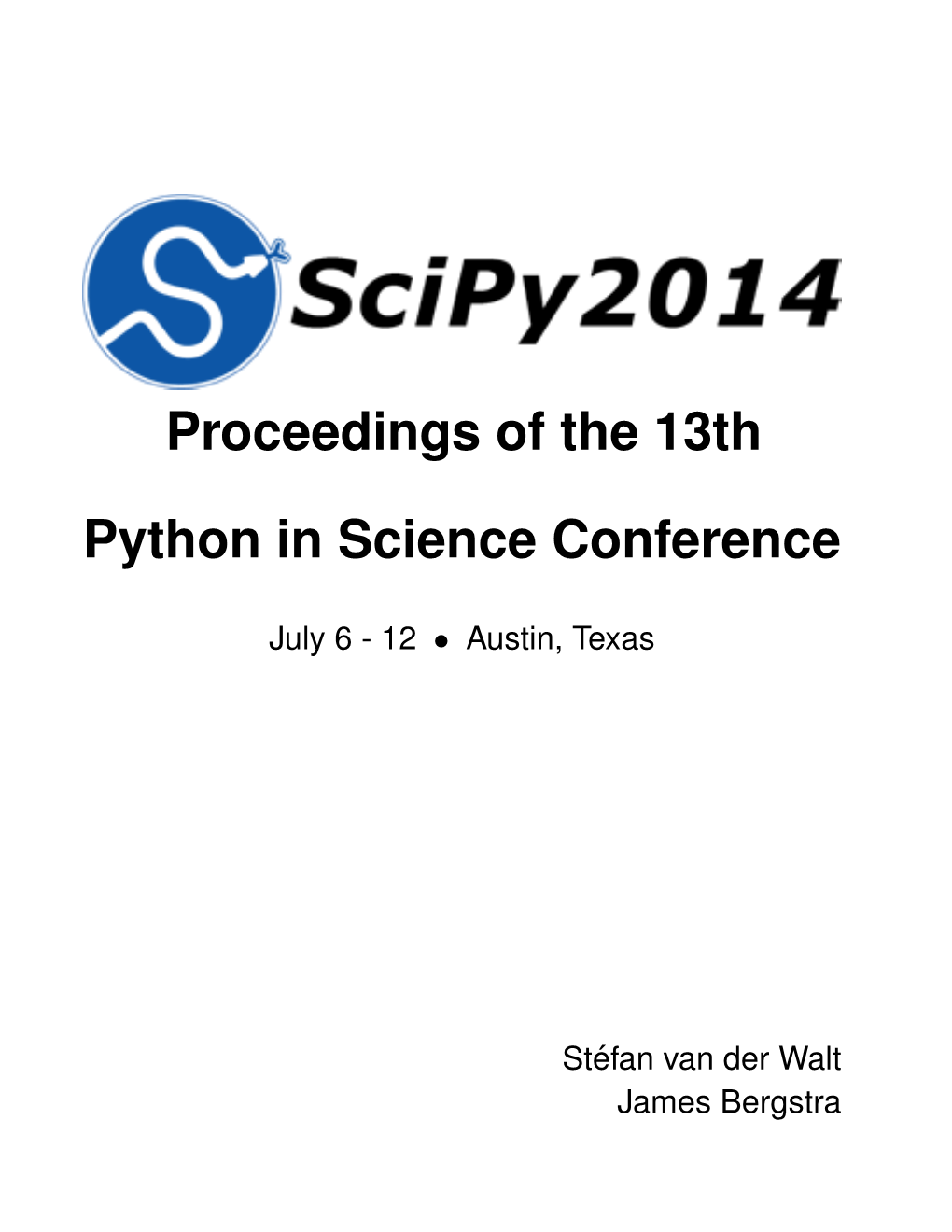 Proceedings of the 13Th Python in Science Conference