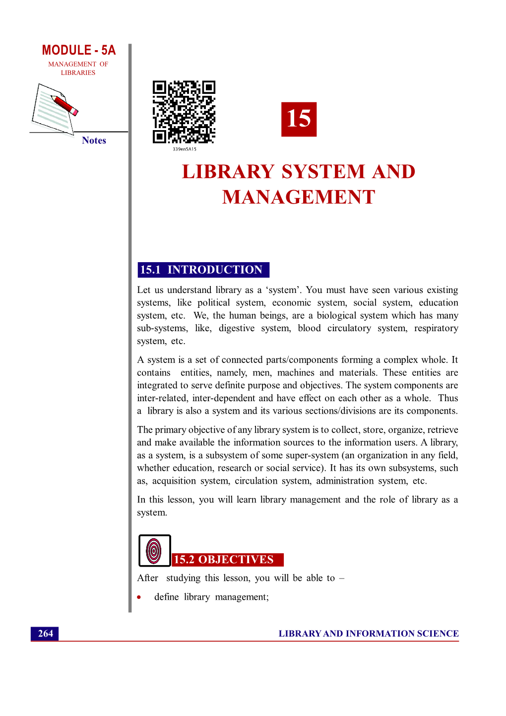 Library System and Management MANAGEMENT of LIBRARIES