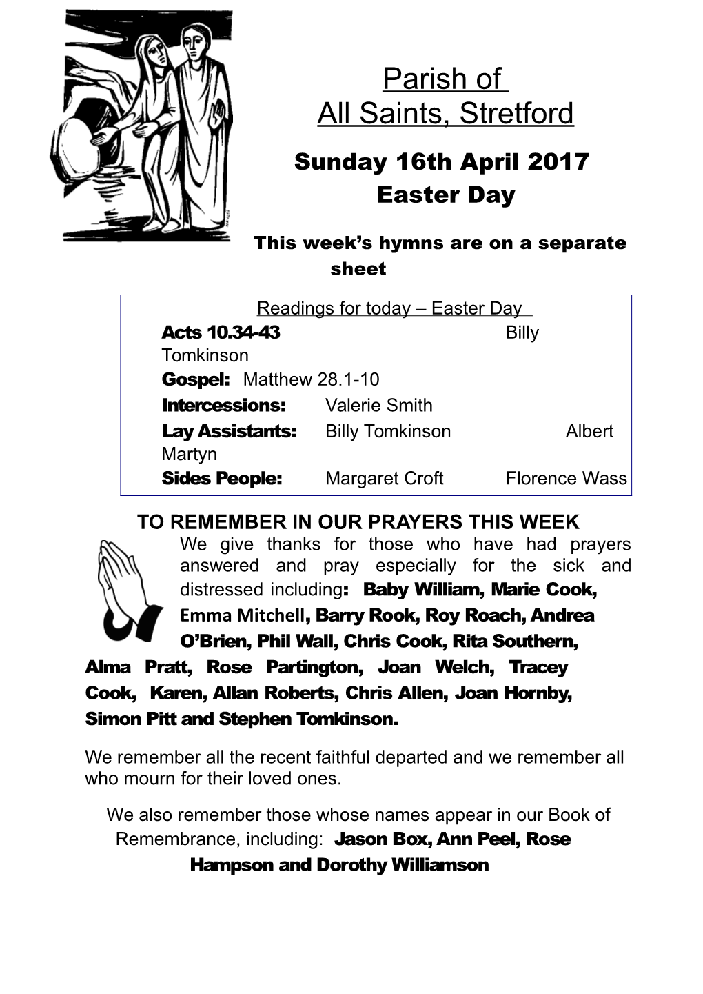 All Saints Stretford 11Th March 2007- the Third Sunday of Lent s1