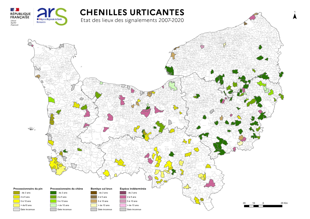 Chenilles Urticantes Et Al Ondes Criel -Sur-M Er