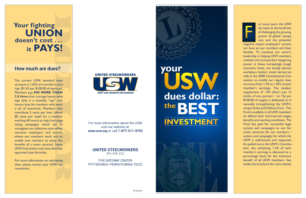 USW Union Dues