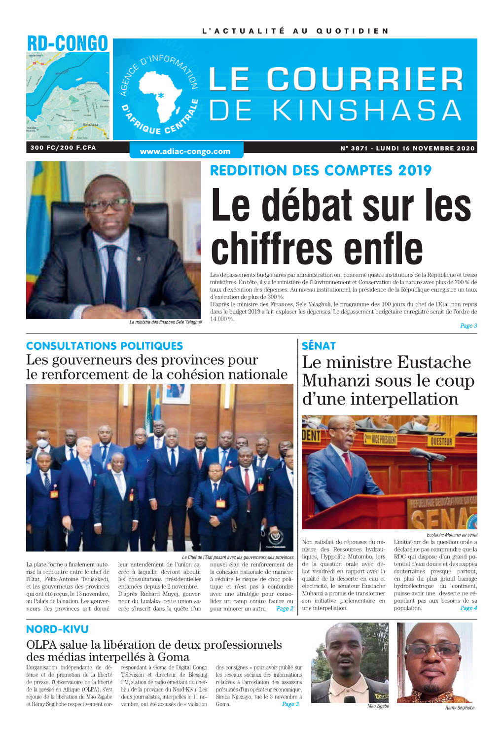Rd-Congo L’Actualité Au Quotidien