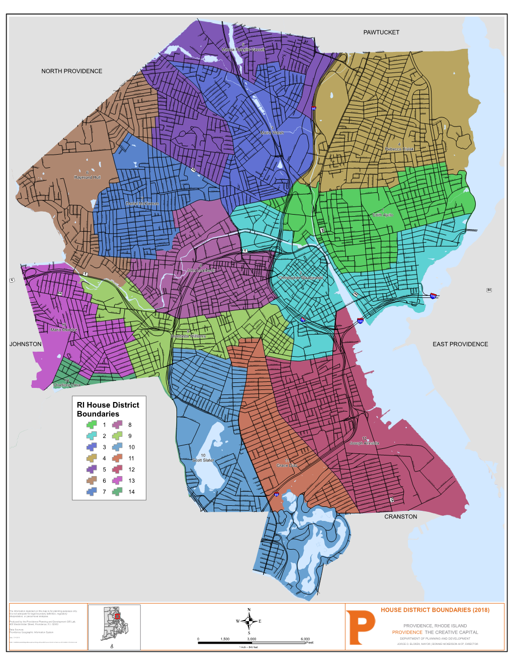 RI House District Boundaries