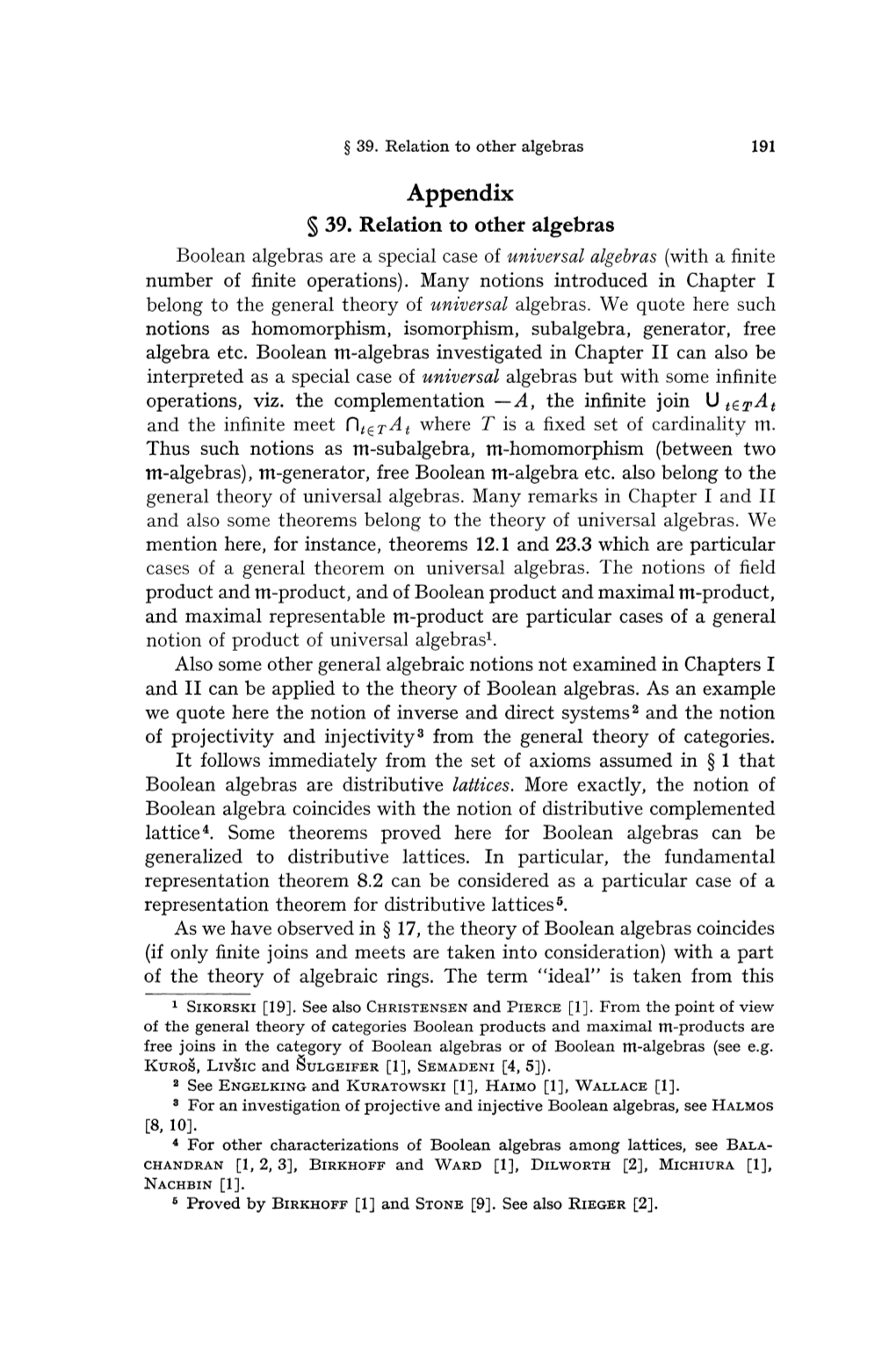 Appendix § 39