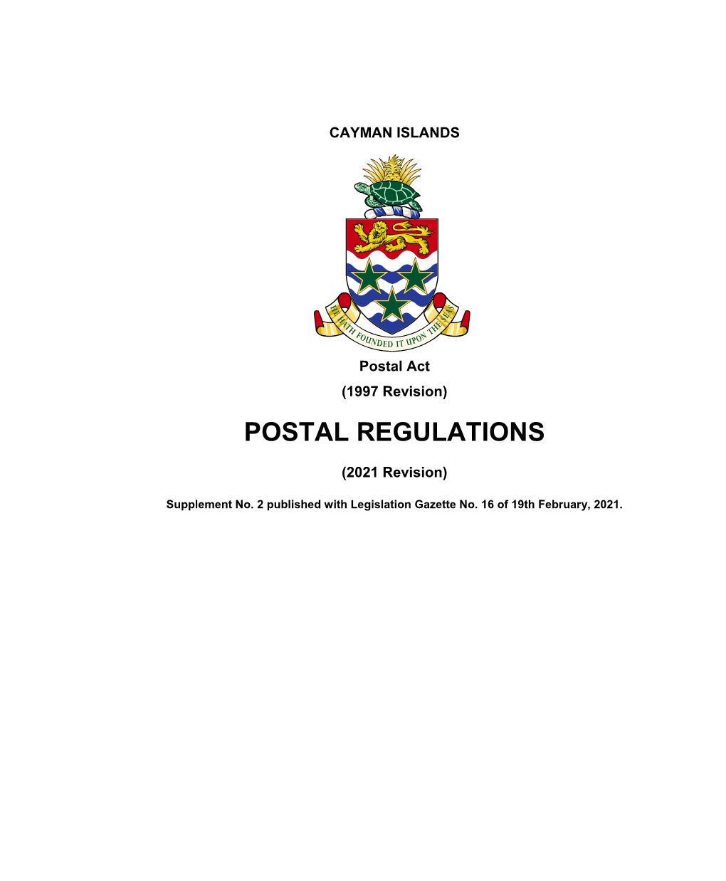 Postal Regulations