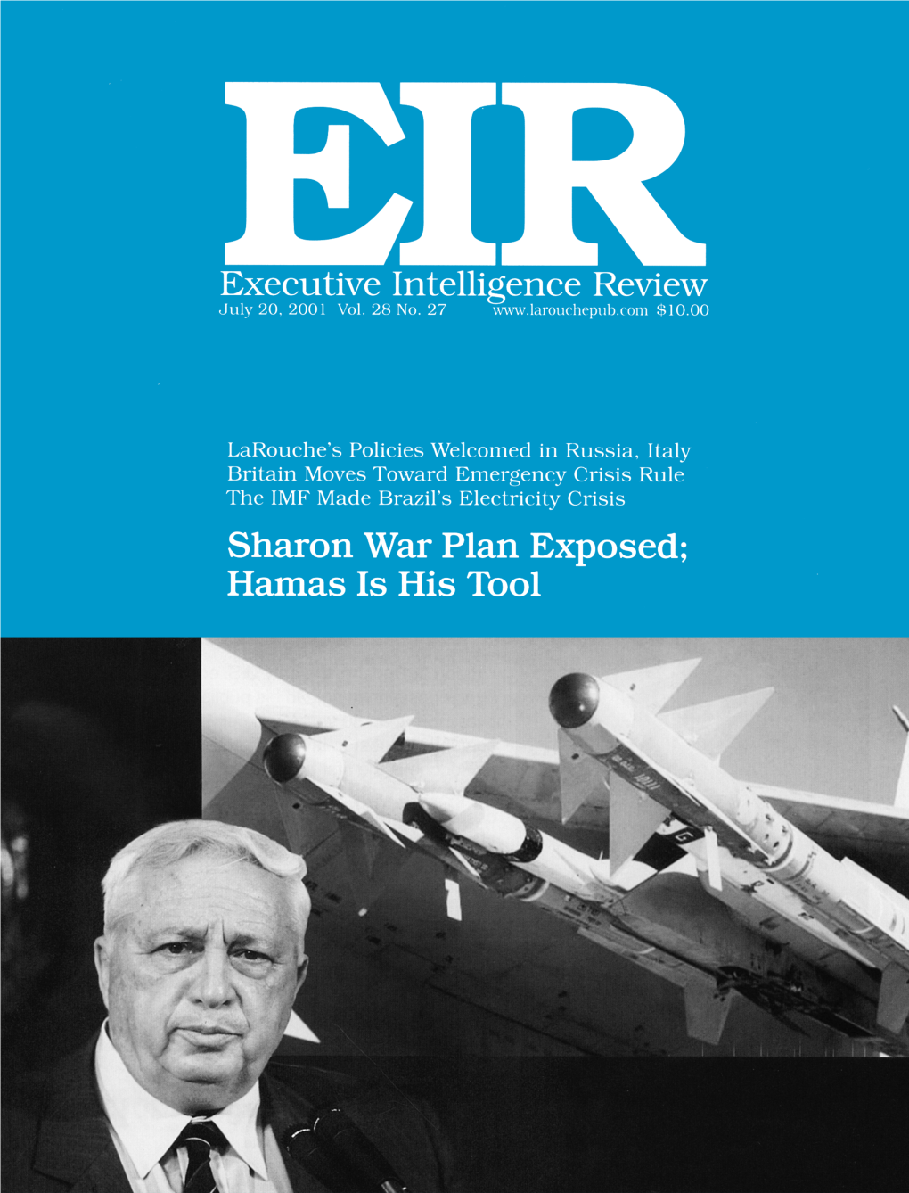 Executive Intelligence Review, Volume 28, Number 27, July 20, 2001