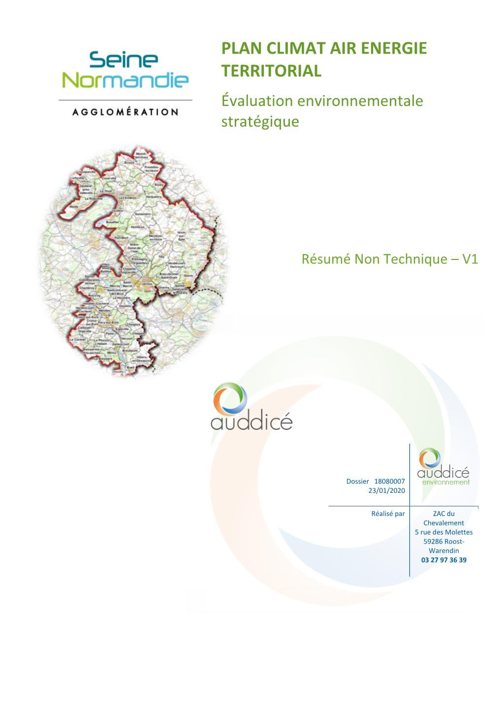 PLAN CLIMAT AIR ENERGIE TERRITORIAL Évaluation Environnementale Stratégique