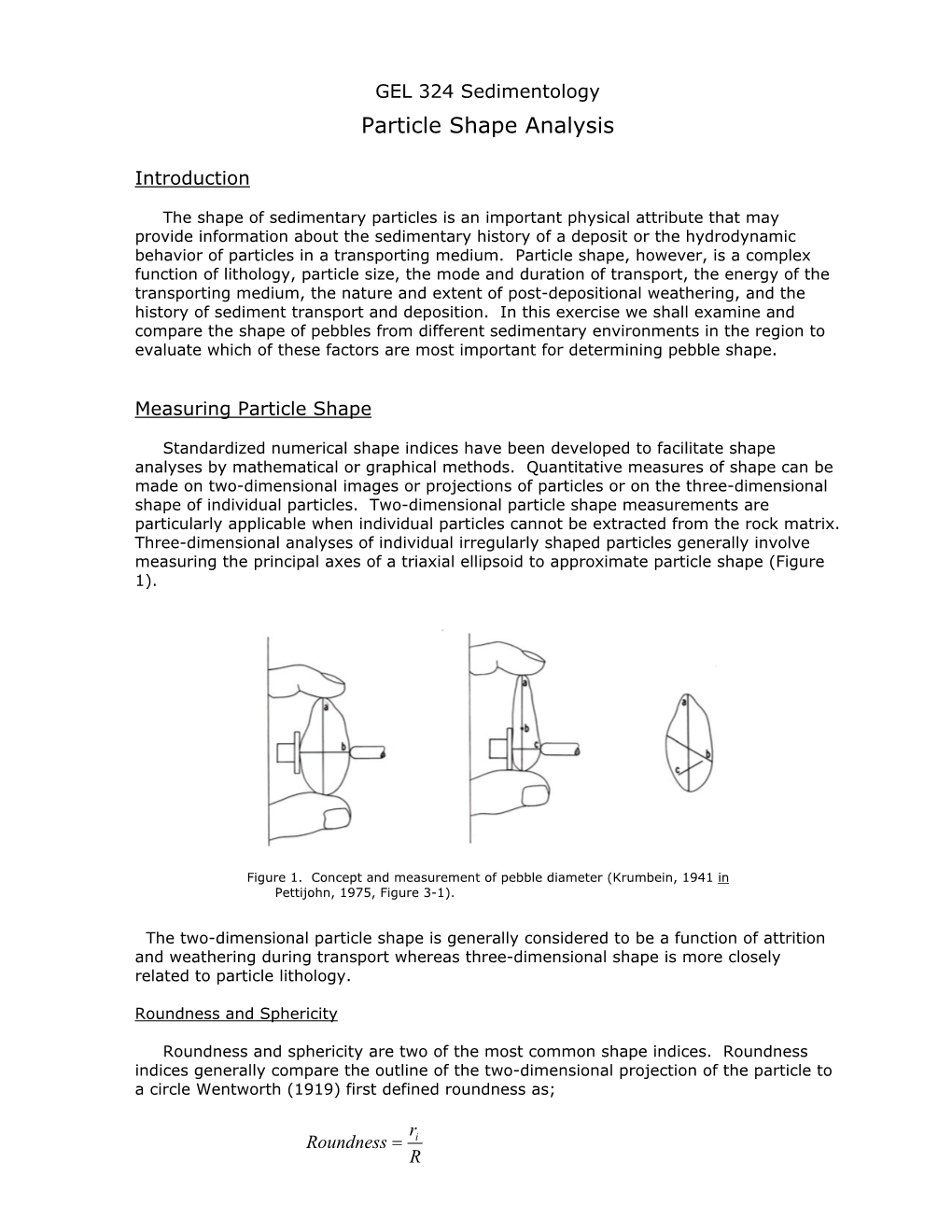 Particle Shape Analysis