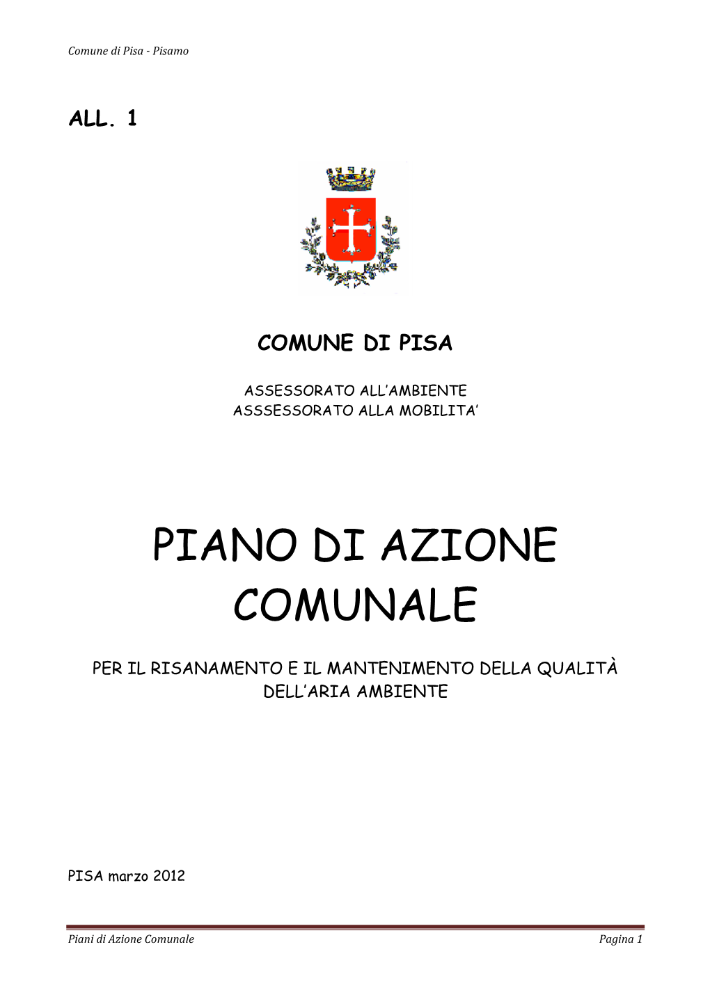 Pisa PAC 2012