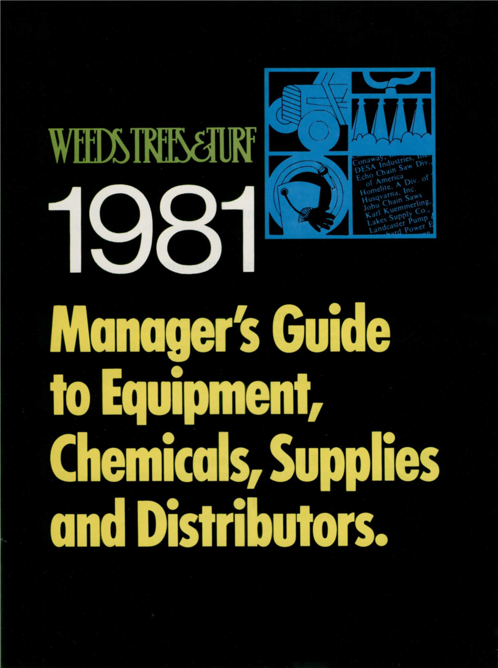 Wfflmmf 1981 Manager's Guide to Equipment, Chemicals, Supplies and Distributors