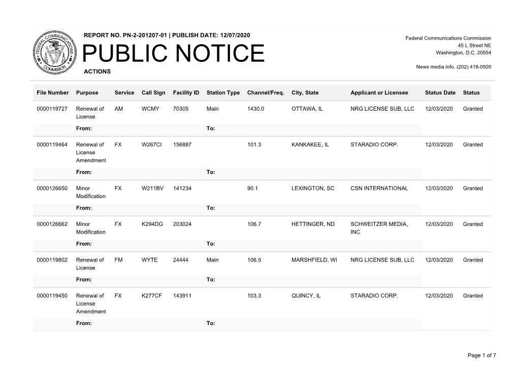 Public Notice >> Licensing and Management System Admin >>