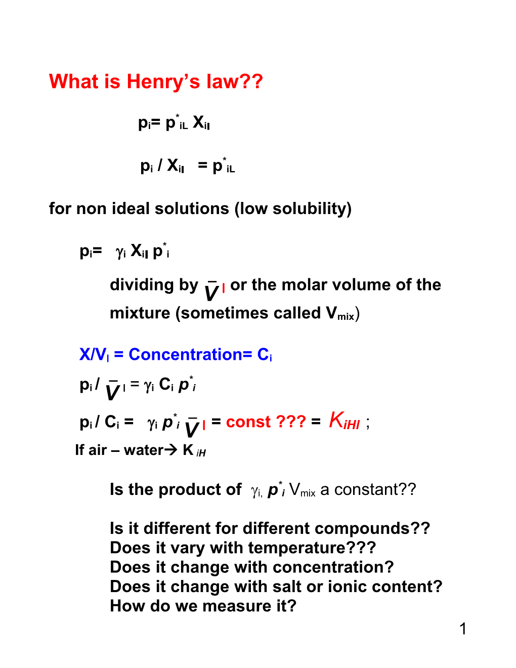 Chapter 6 Henry S Law