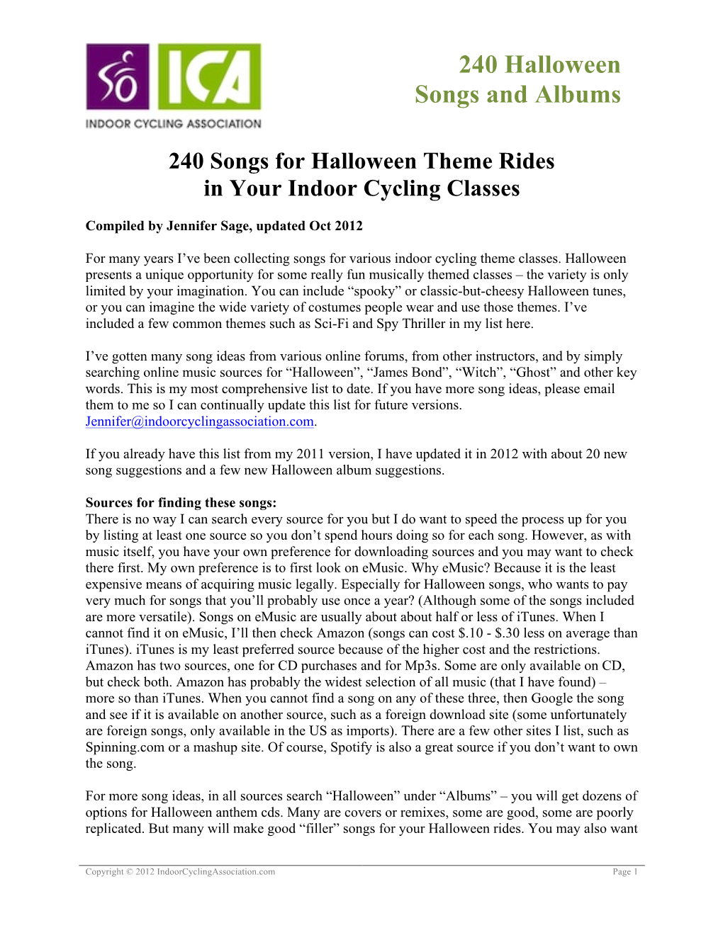 240 Halloween Songs and Albums