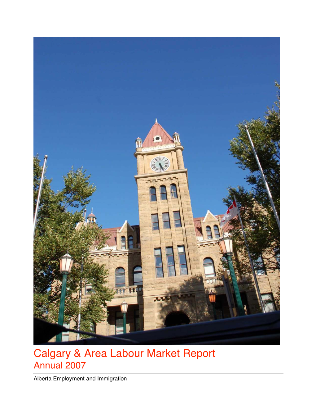 Calgary & Area Labour Market Report