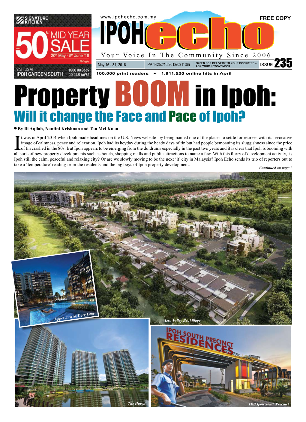 Will It Change the Face and Paceof Ipoh?