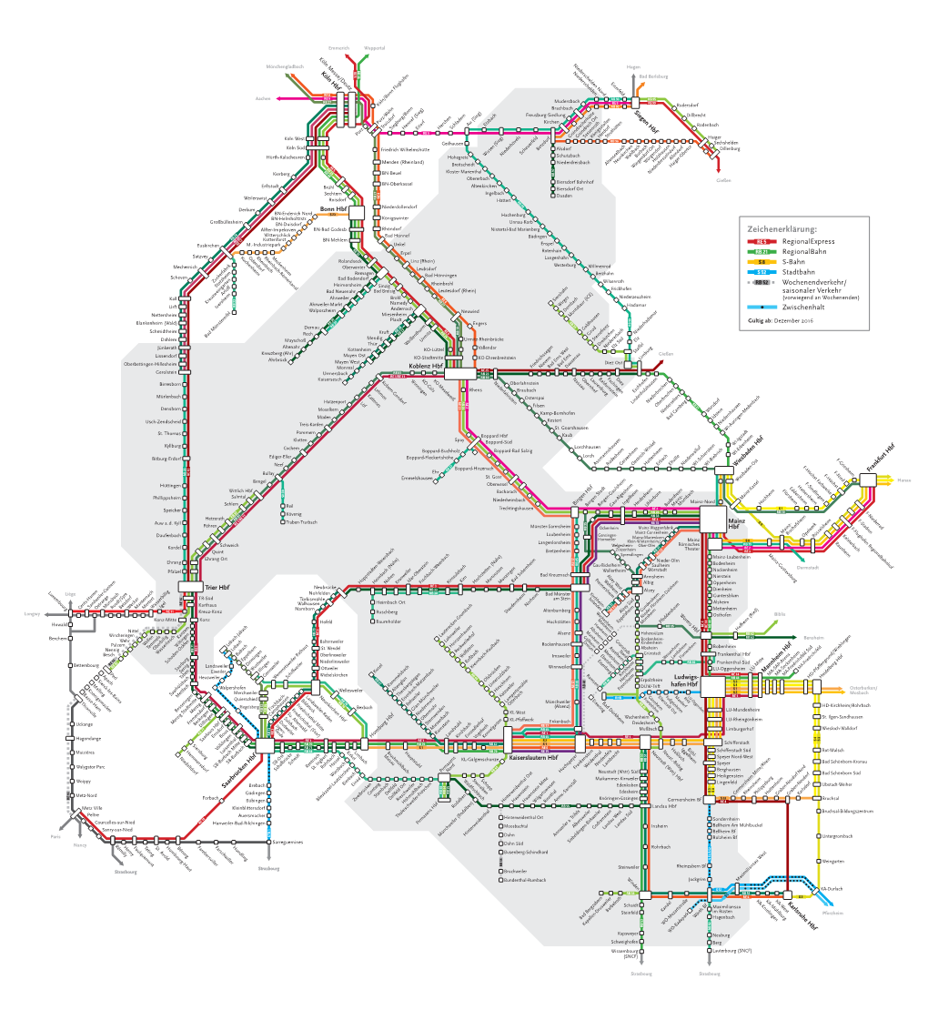 Liniennetzplan Rheinland-Pfalz