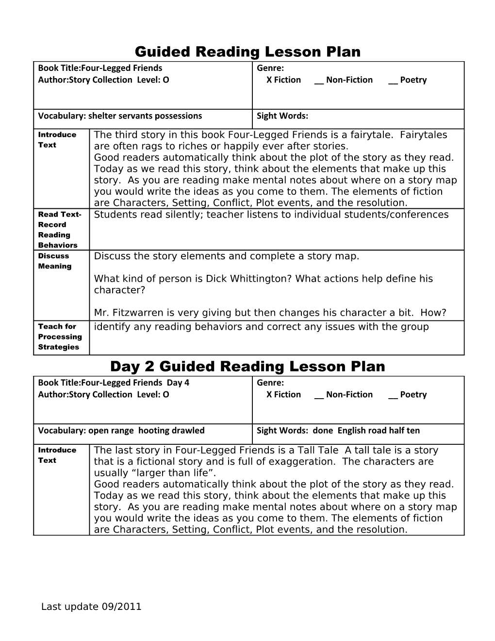 Guided Reading Lesson Plan s1