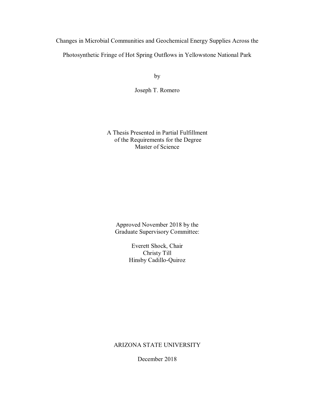 Changes in Microbial Communities and Geochemical Energy Supplies Across The