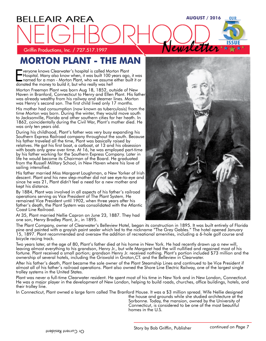 Morton Plant, Who We Assume Either Built It Or Or It Built Either Assume We Who Plant, Morton - Man a for Named