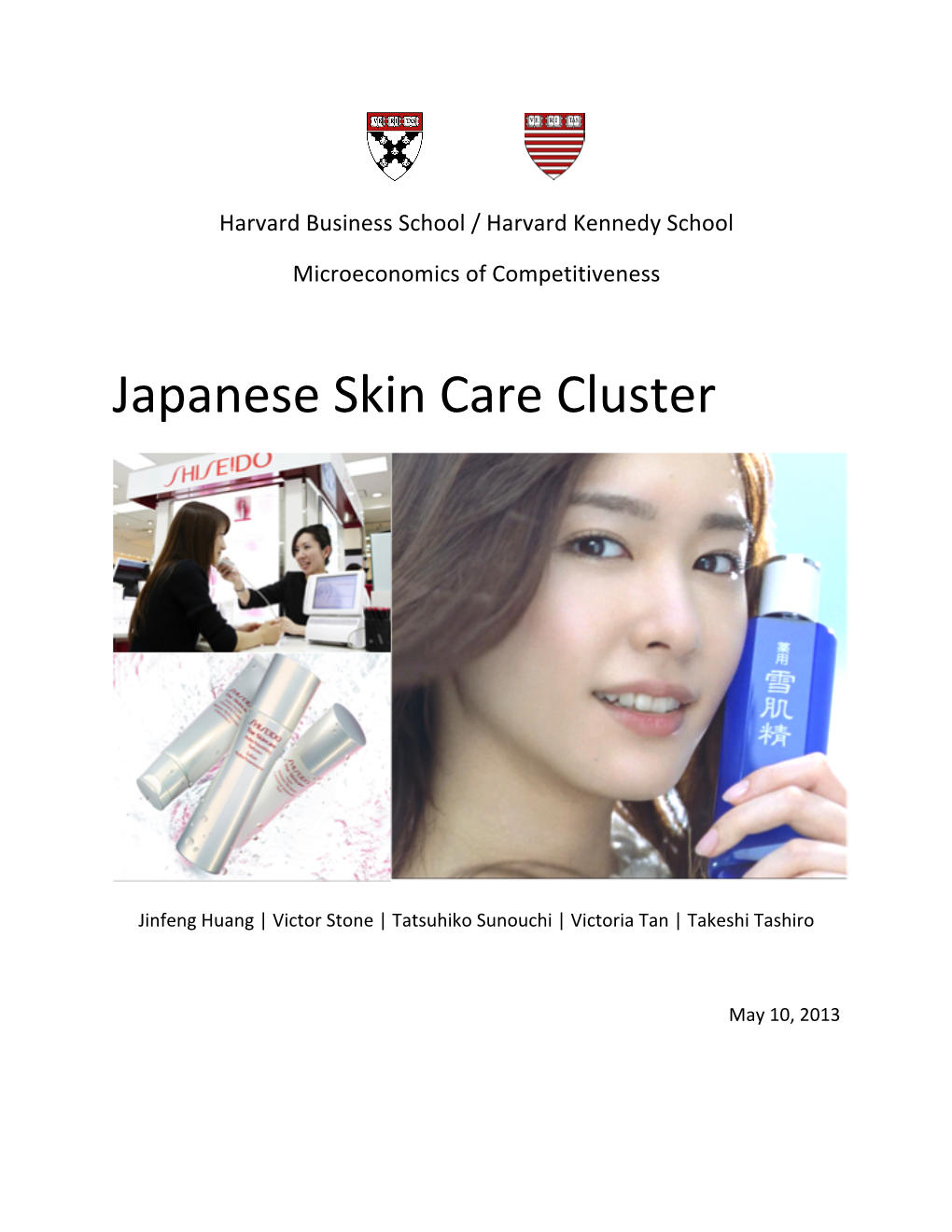 Japanese Skin Care Cluster