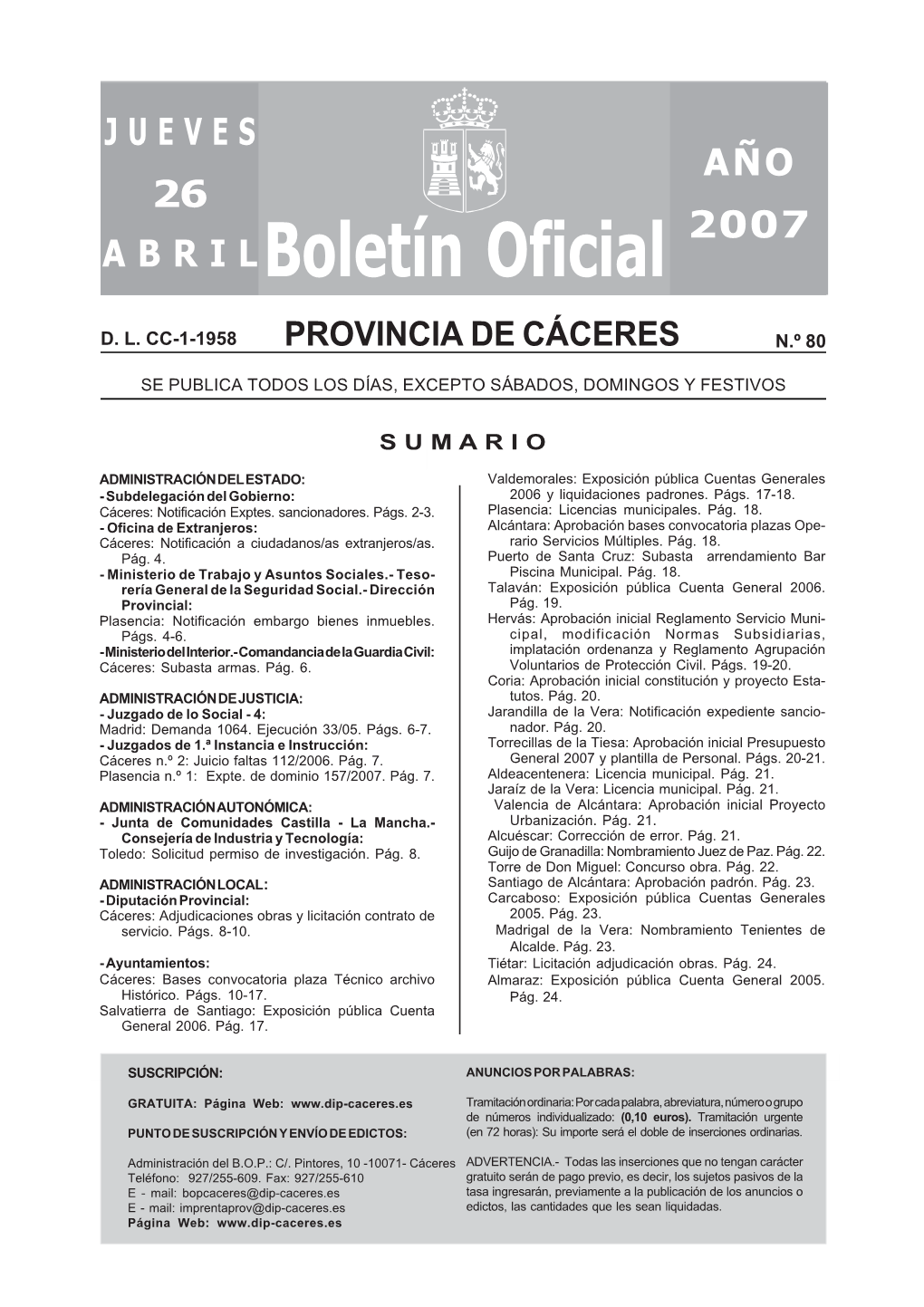 Boletín Oficial