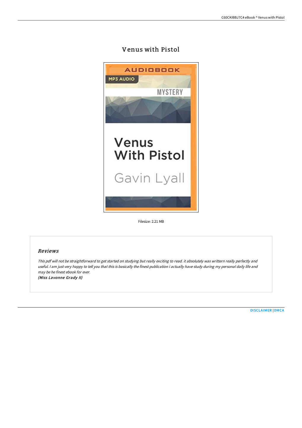 Read PDF // Venus with Pistol \\ 2K8GVCKQZHBG